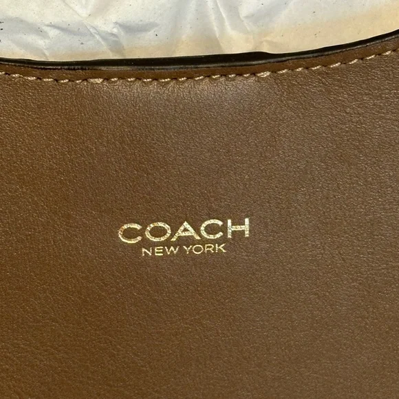 Coach Brooklyn Shoulder Bag 39 - Dark Stone NWT - Picture 4 of 14